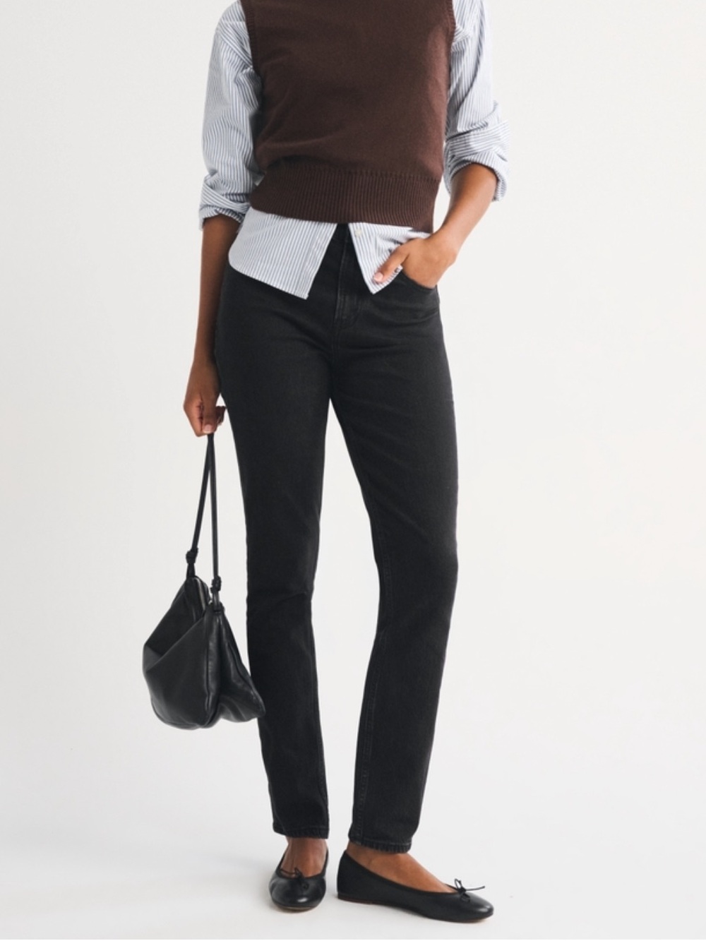 Black Women’s Classic Straight Jeans